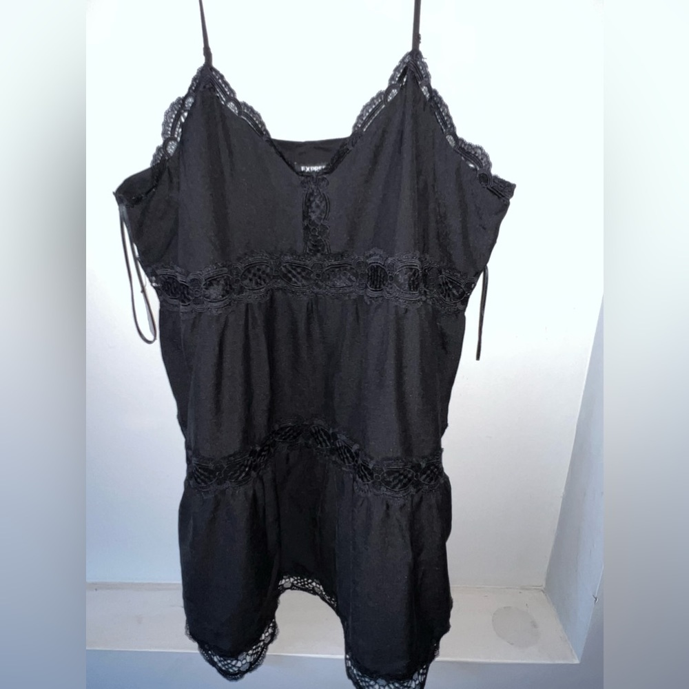 Express Women’s Lace Detailed Trapeze Dress